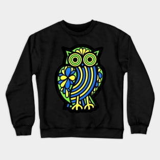 Psychedelic Owl Crewneck Sweatshirt